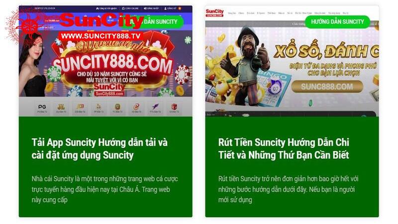 Đại lý Suncity 4 Tham gia cùng Suncity ngay