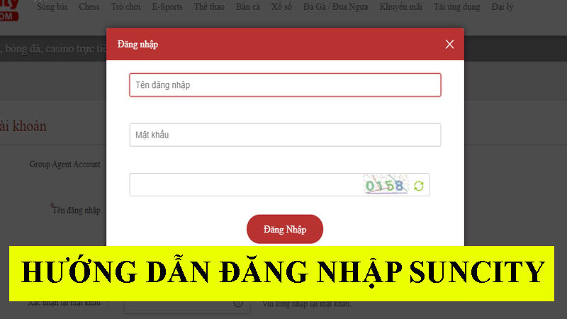 Hướng Dẫn Đăng nhập Suncity